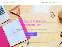 Tablet Screenshot of frugal-nomics.com
